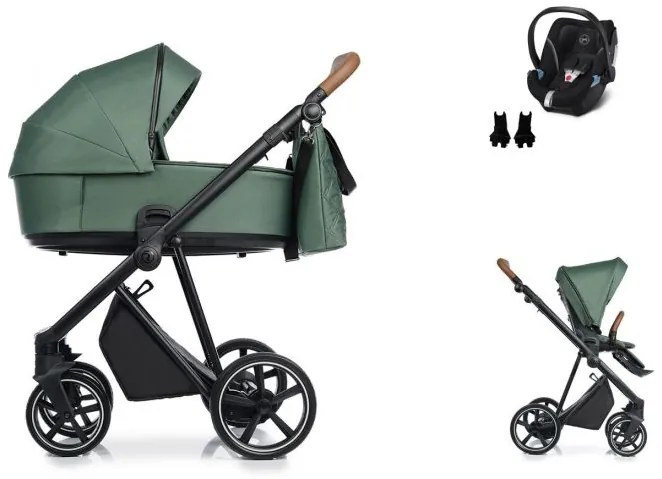ROAN Ivi + Cybex Aton 5 boho green
