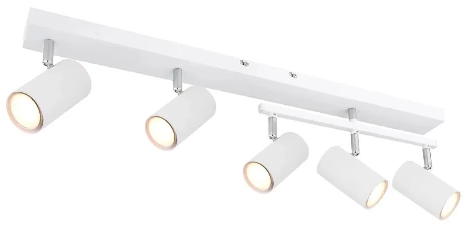 Globo 57911-5W - Bodové svietidlo ROBBY 5xGU10/35W/230V biela