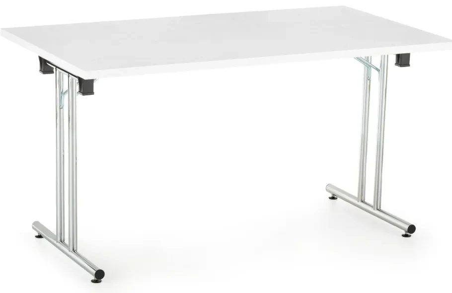 Skladací stôl Impress 140 x 80 cm, biela