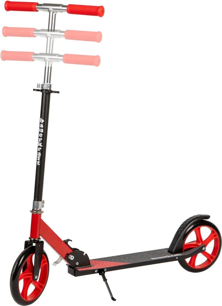Bauerkraft Skladacia mestská kolobežka pre deti a mládež, kolesá 200 mm ABEC-7, regulácia 85,5–95,5cm