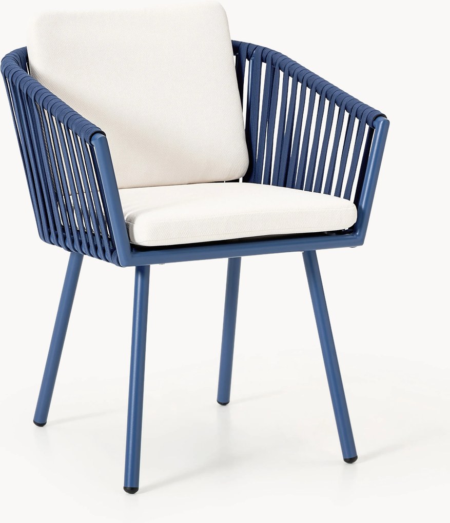 Záhradné jedálenské stoličky's opierkami Malo, 2 ks