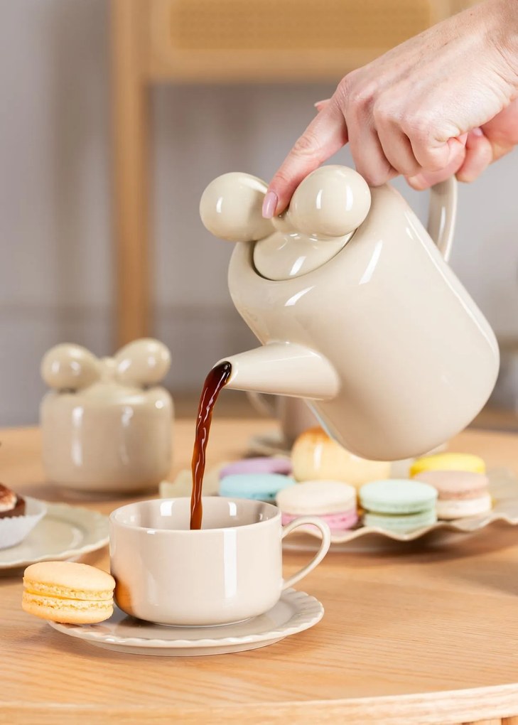 Čajový/kávový set Sofia Beige