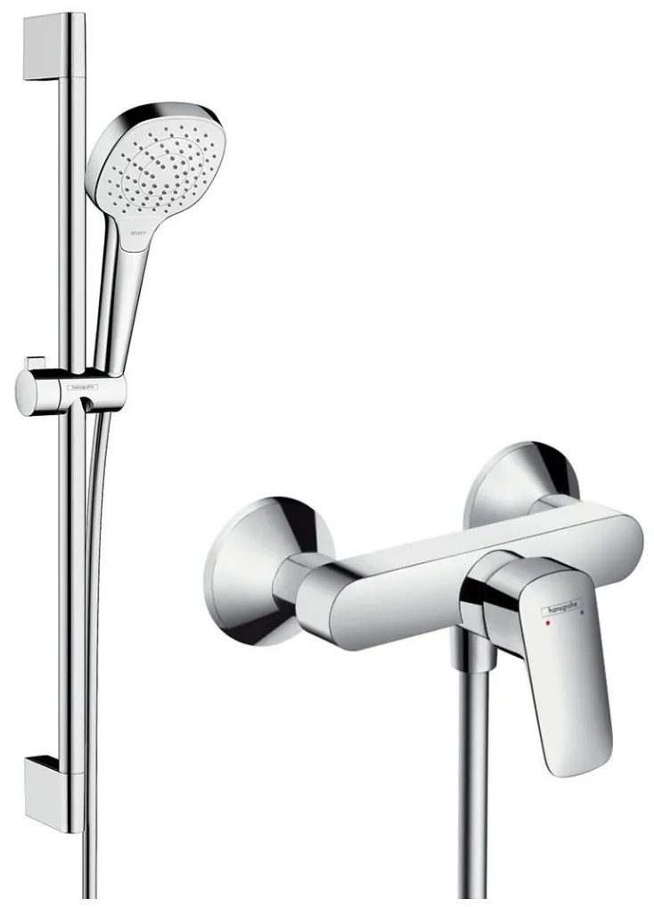 Set sprchová súprava Hansgrohe Croma 26582400, sprchová batéria Hansgrohe Logis 71600000