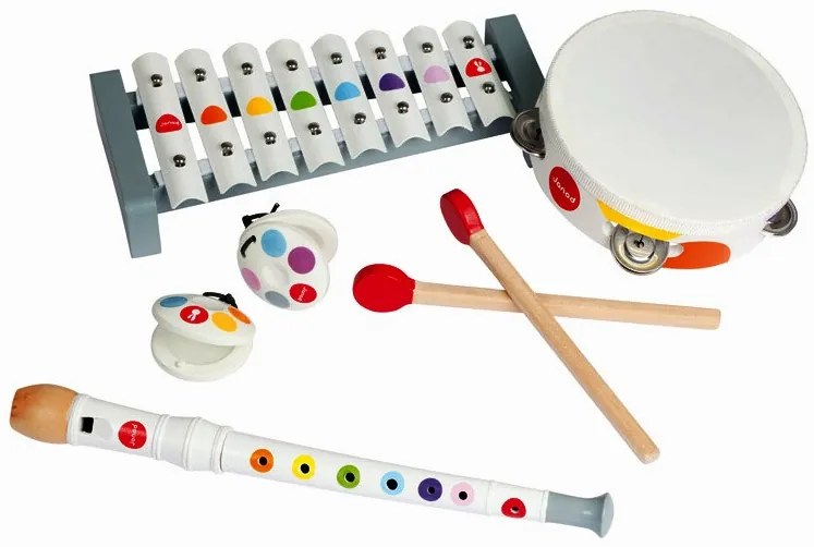 Drevená súprava hudobných nástrojov Confetti