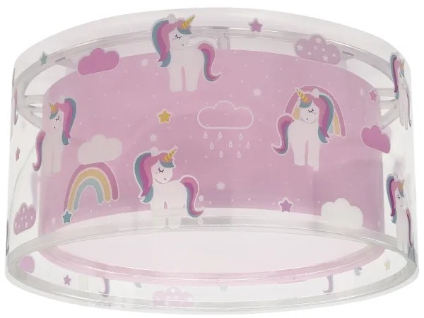 Dalber 41596 - Detské stropné svietidlo UNICORNS 2xE27/60W/230V