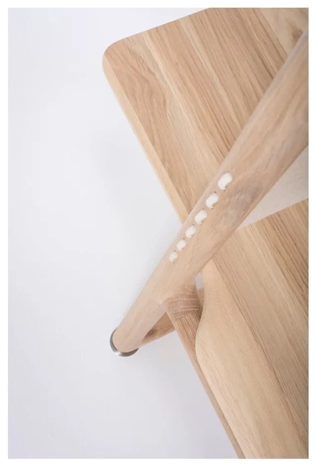 Knižnica z masívneho dubového dreva Gazzda Muse, výška 216 cm