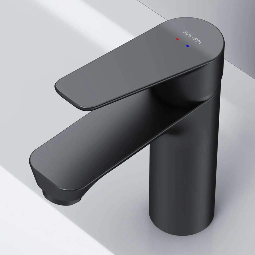 Umývadlová batéria AM.PM Hit FTA02122 jednopáková, čierna