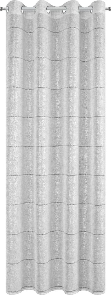 ZÁCLONA NA KRÚŽKOCH KATY 140X250 CM VZOROVANÁ