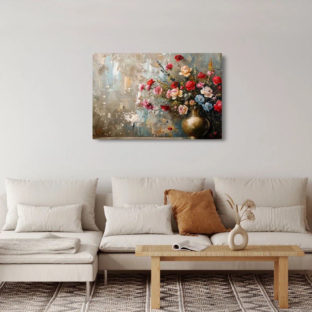 Obraz - Váza kvetov (90x60 cm)