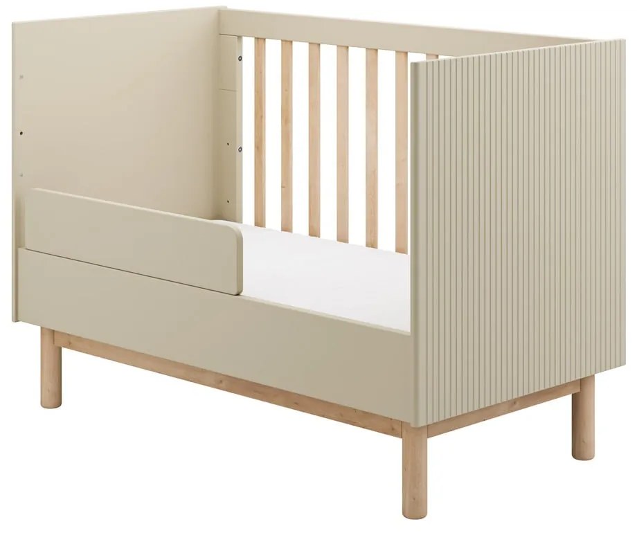 Krémová postieľka 60x120 cm Miloo – Pinio