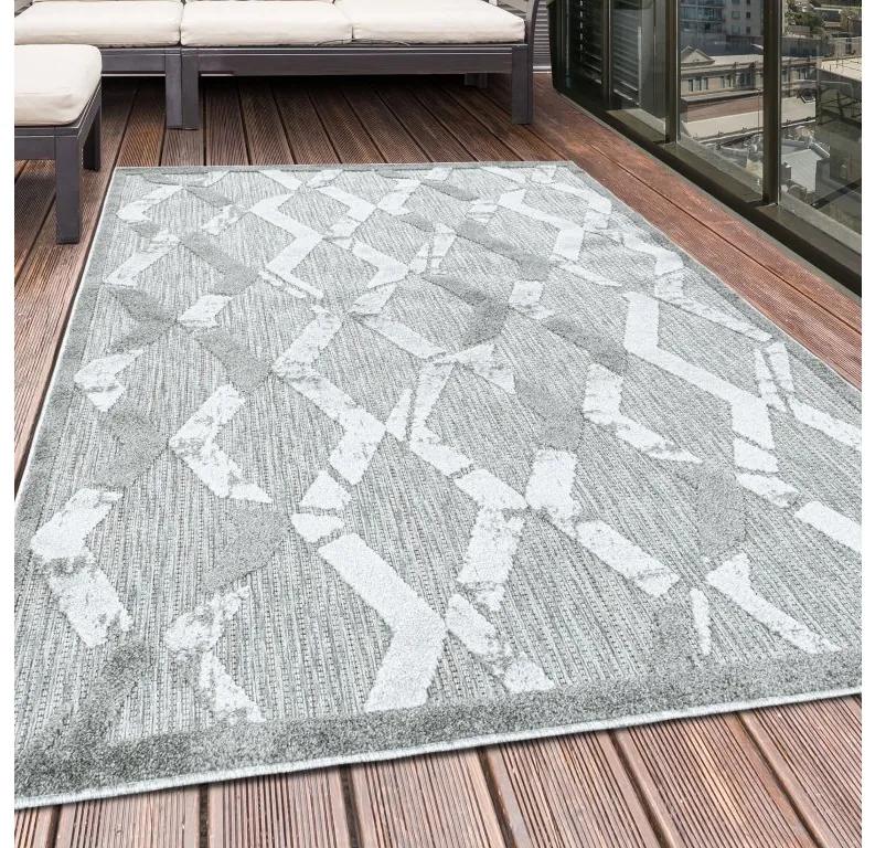 Ayyildiz Kusový koberec BAHAMA 5158, Sivá Rozmer koberca: 120 x 170 cm