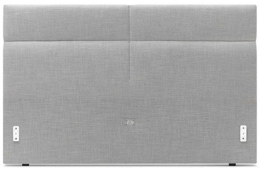 Svetlosivá čalúnená dvojlôžková posteľ s roštom 160x200 cm Elyna – Bobochic Paris