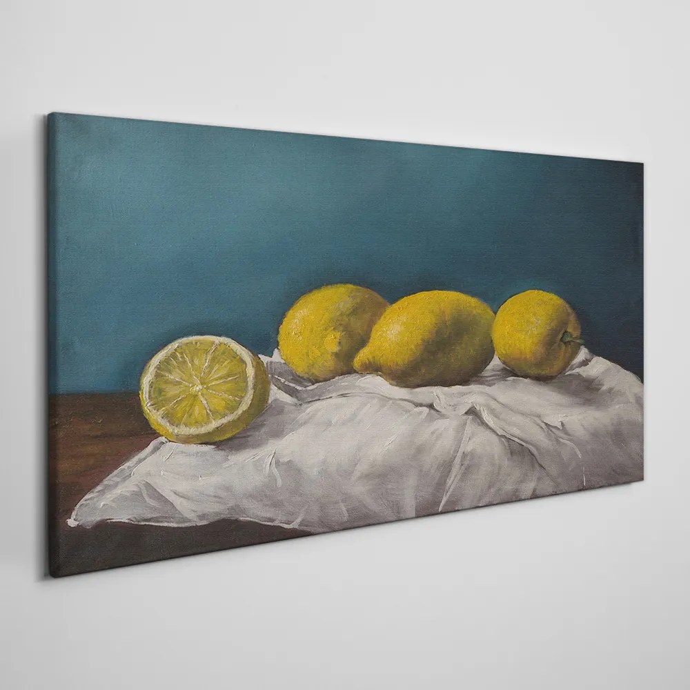 Obraz na plátne citrón ovocie