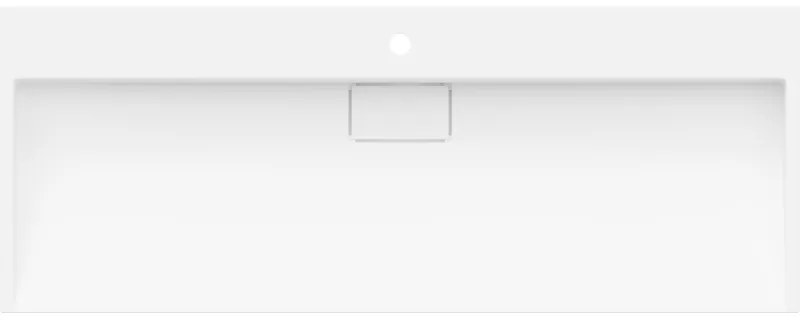 Mexen Ava, umývadlo na dosku z konglomerátu 1/O 120 x 46 cm, biela, 23011201
