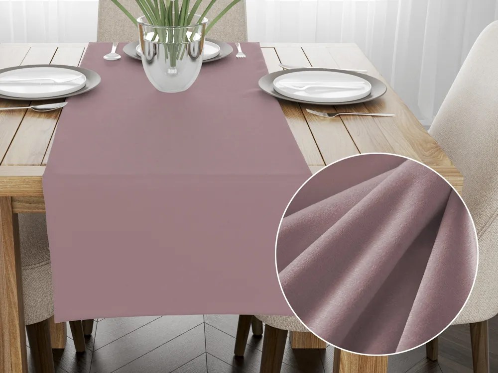 Biante Zamatový behúň na stôl Velvet Prémium SVP-031 Tmavo staroružový 45x120 cm