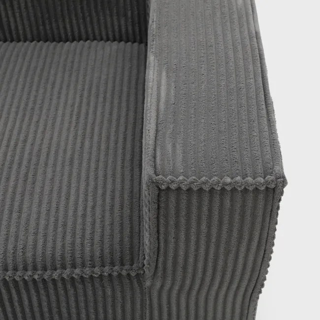 Trojmiestna sedačka LYKKE tmavosivá 746857