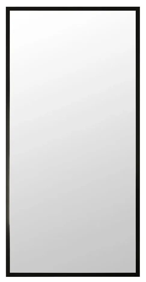 Obdĺžnikové zrkadlo Narulto 60x100, Farby: čierna