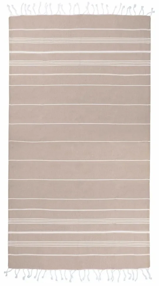 The One Towelling Plážová osuška Hamam Sultan - Čierna / biela | 100 x 180 cm