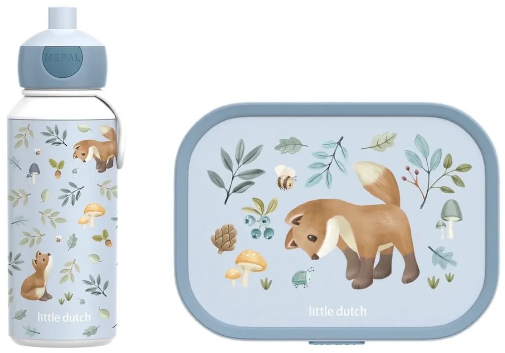 Desiatový set (fľaša 400ml+box) Forest Friends
