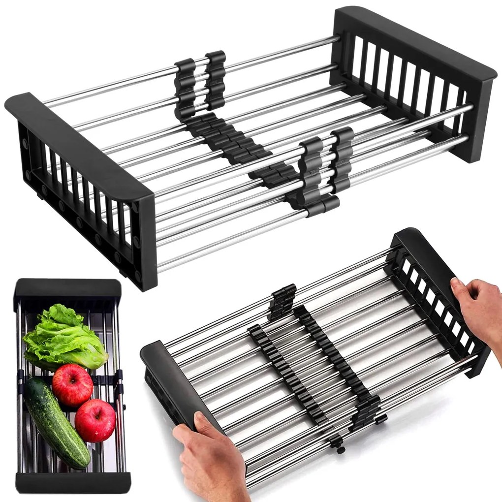 Teleskopický odkapávač Ordos černý