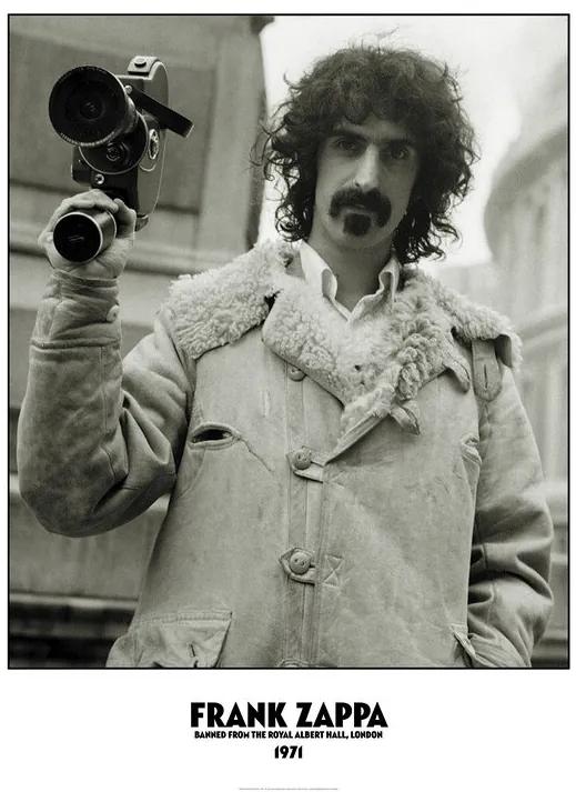 Plagát, Obraz - Frank Zappa - Banned Albert Hall 1971
