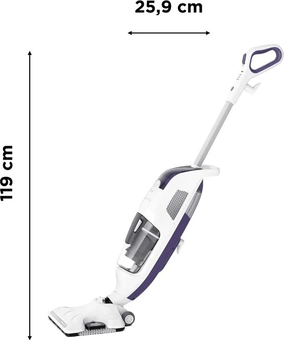 Vysávač s parným mopom Rowenta Clean & Steam Revolution RY7731WH