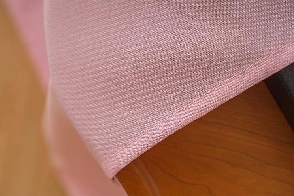 Záves OXFORD LIGHT 140x250 cm, ružový Zavesenie: Kovové krúžky