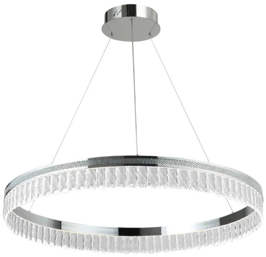 LED stmievateľný krištáľový luster na lane THALIA LED/55W/230V 3000-6000K + diaľkové ovládanie