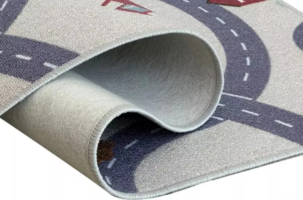 Detský kusový koberec Scanroad 39 štvorec, 120x120, viacfarebná, detská izba, Vopi