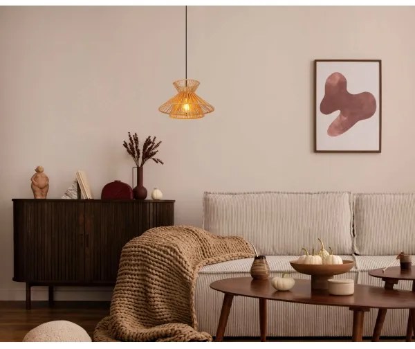 Lucide 10420/32/72 - Luster na lanku TASMAN 1xE27/60W/230V béžová