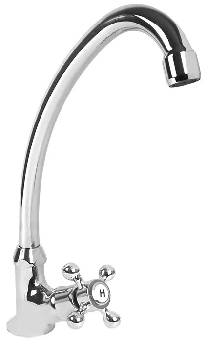 Mereo Mereo, Drezový kohútik stojankový, Retro Viktorie, výška kohútiku 250 mm, chróm, MER-CBL721