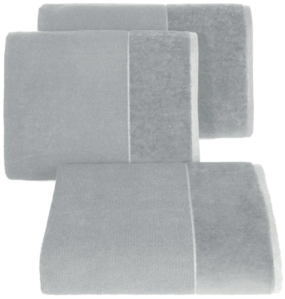 BAVLNENÝ UTERÁK LUCY13 SADA 6KS 50X90 CM STRIEBORNÁ
