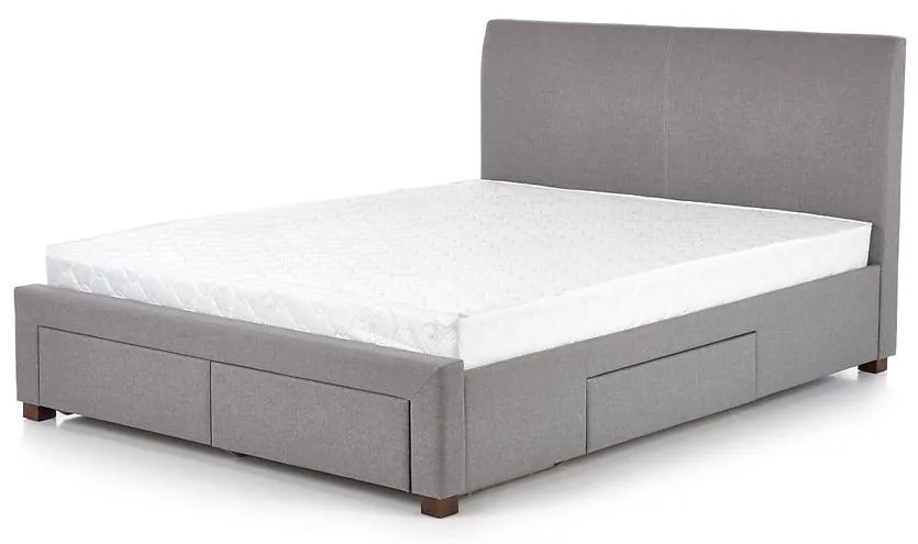 Posteľ Modena 140 sivá