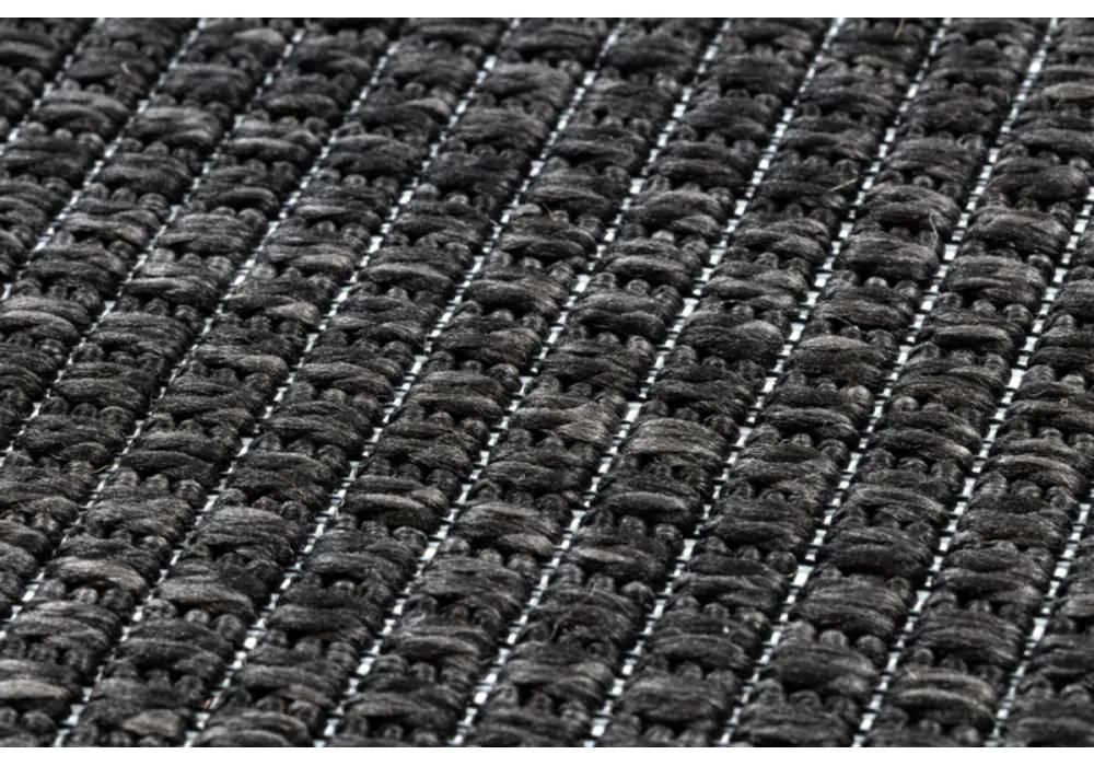 Kusový koberec Duhra čierny 120x170cm