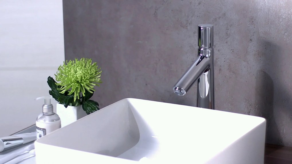 Hansgrohe Talis Select S, umývadlová batéria 190 s výpustom, ovládanie tlačidlom, chrómová, HAN-72044000