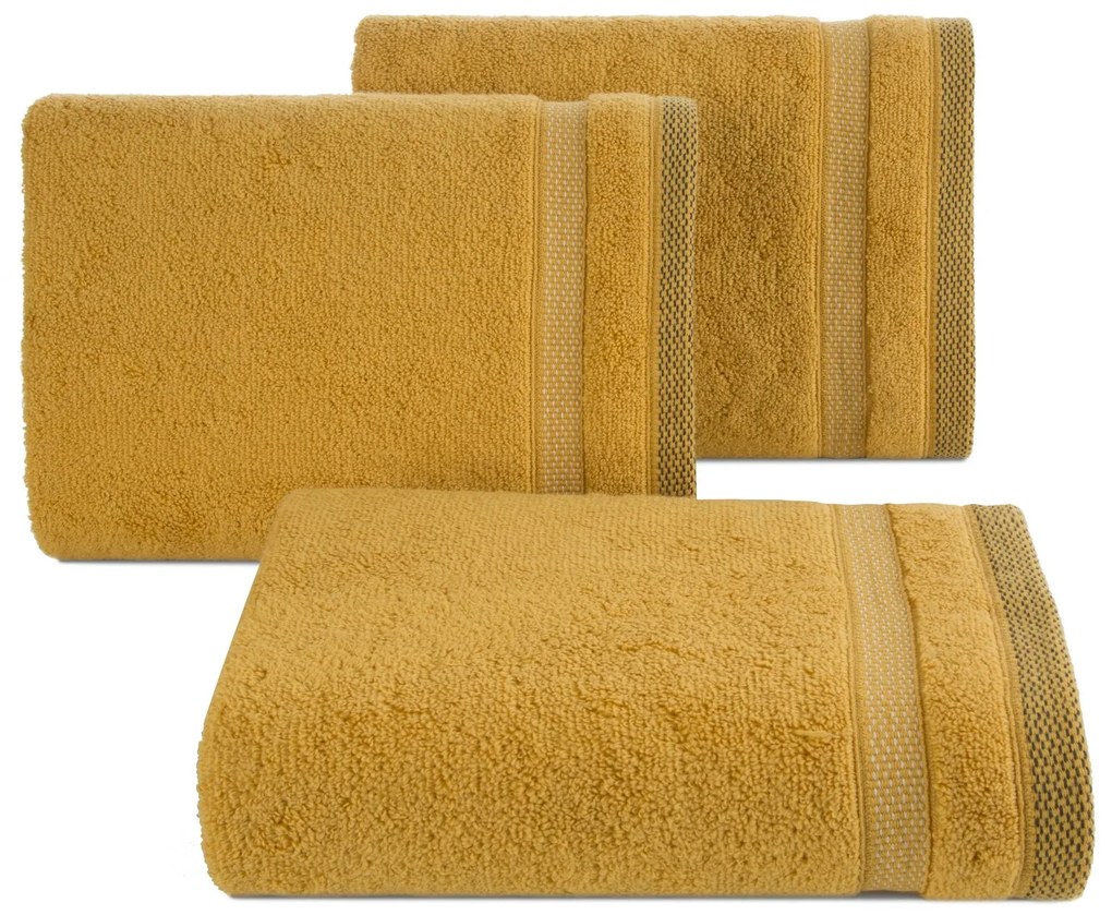 FROTÉ UTERÁK RIKI 70X140 CM HORČICOVÁ