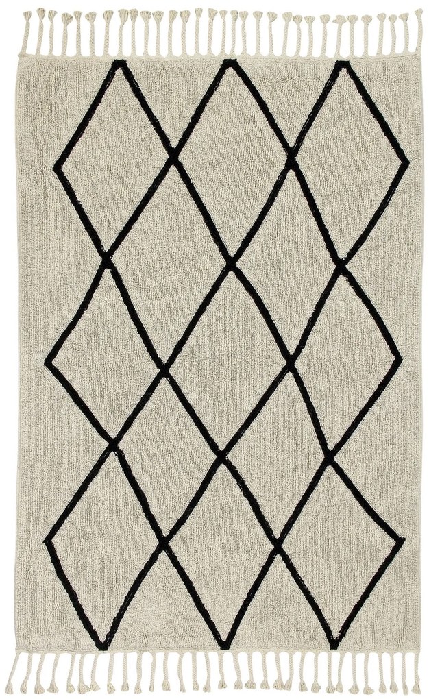 Ručne tkaný kusový koberec Bereber Beige, 140x200, béžová, obývacia izba, Lorena Canals