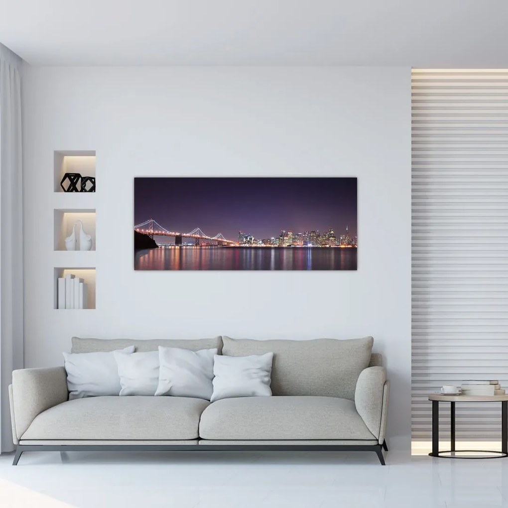 Obraz pohľadu na San Francisco, California (120x50 cm)