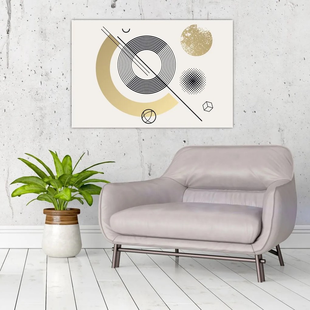 Obraz - Geometrické tvary N⁰2 (90x60 cm)
