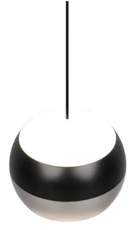 Čierne/v striebornej farbe LED závesné svietidlo ø 15,5 cm Orbit – Trio Select