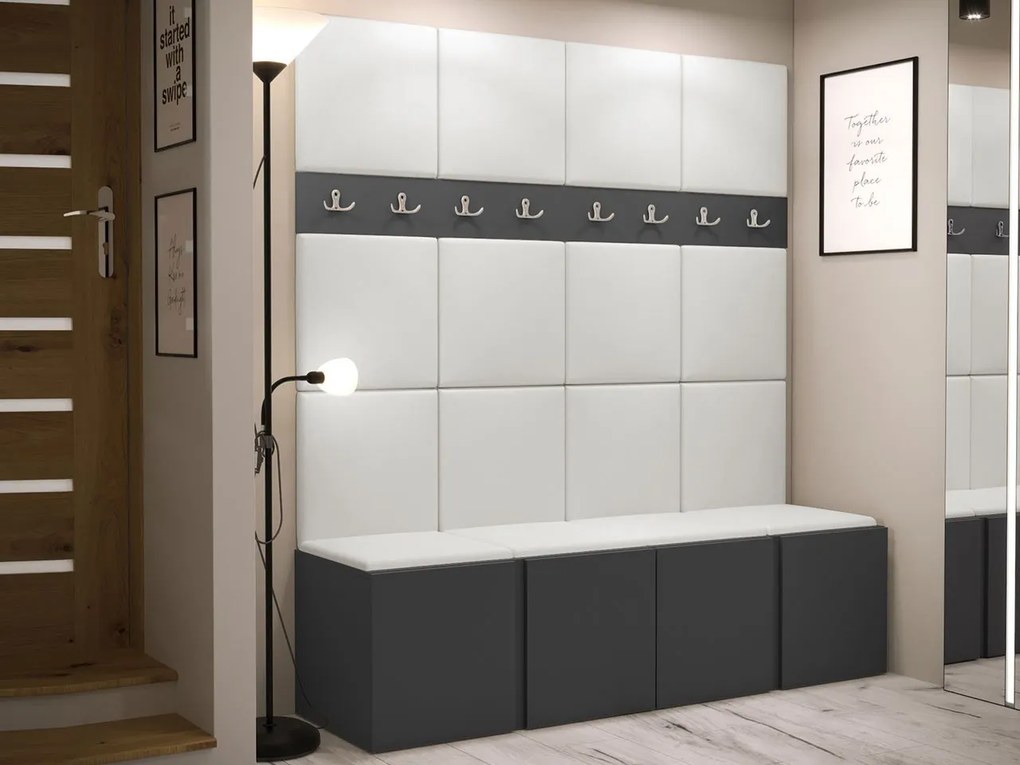 Predsieňová zostava Tavasz V, Farby: kašmír, Farba čalúnenia:: Manila 02