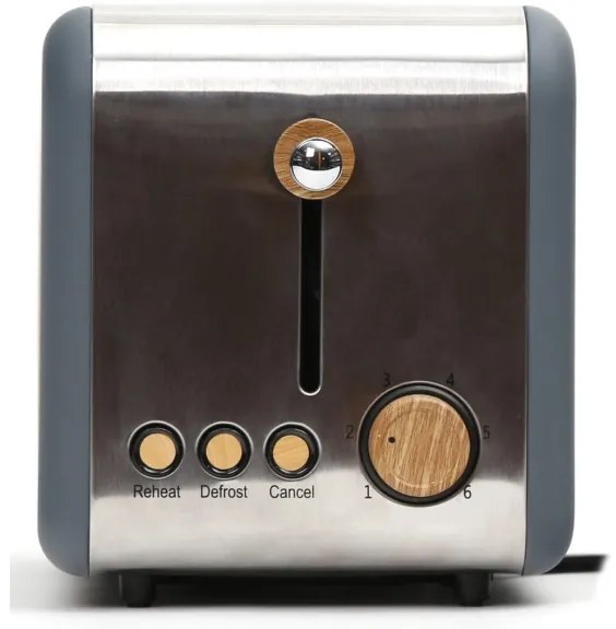 Hriankovač s dvoma otvormi 900W/230V nerez/šedá