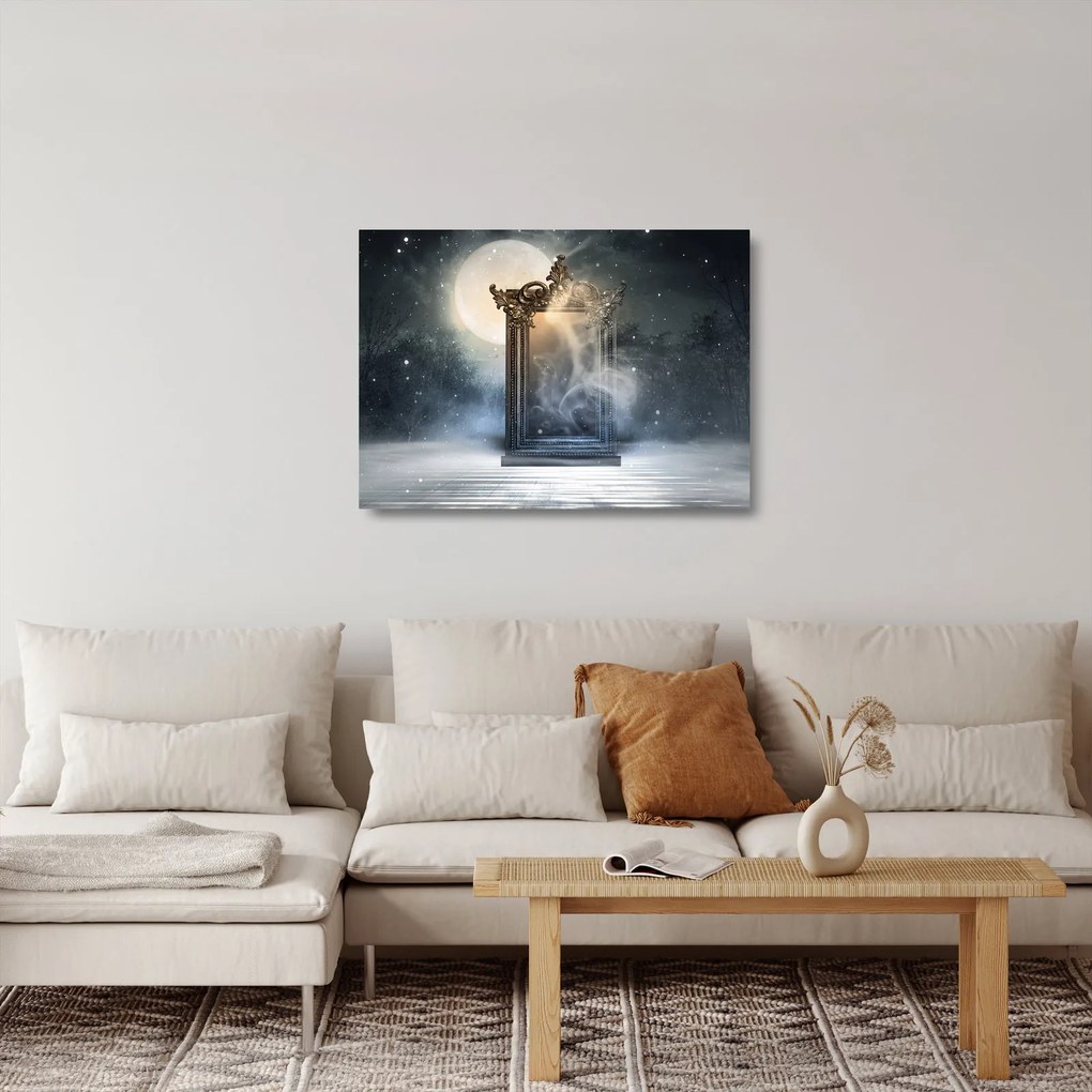 Sklenený obraz - Magické zrkadlo (70x50 cm)