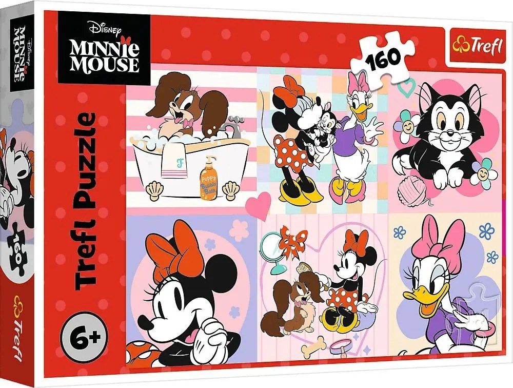 Trefl Puzzle 160 Minnie: Farebný deň Minnie