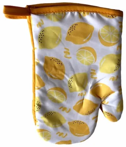 Kuchynská rukavica, FRUITS s citrónmi - sada 2ks