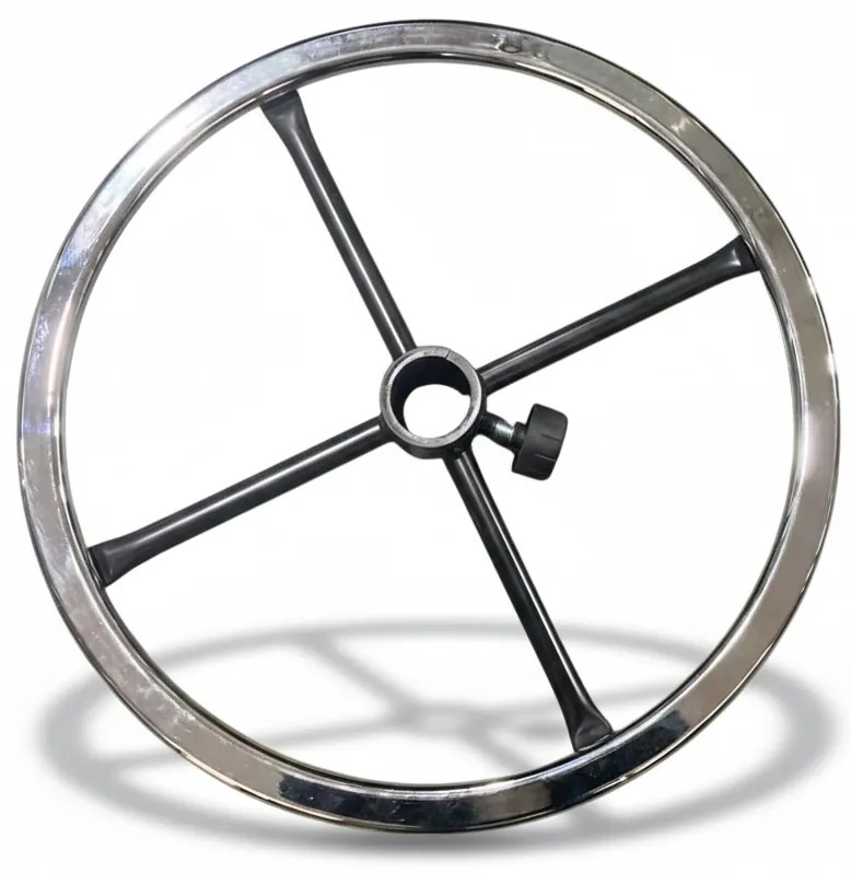 Oporný kruh, pre pracovné stoličky, oceľ chróm, 450 mm