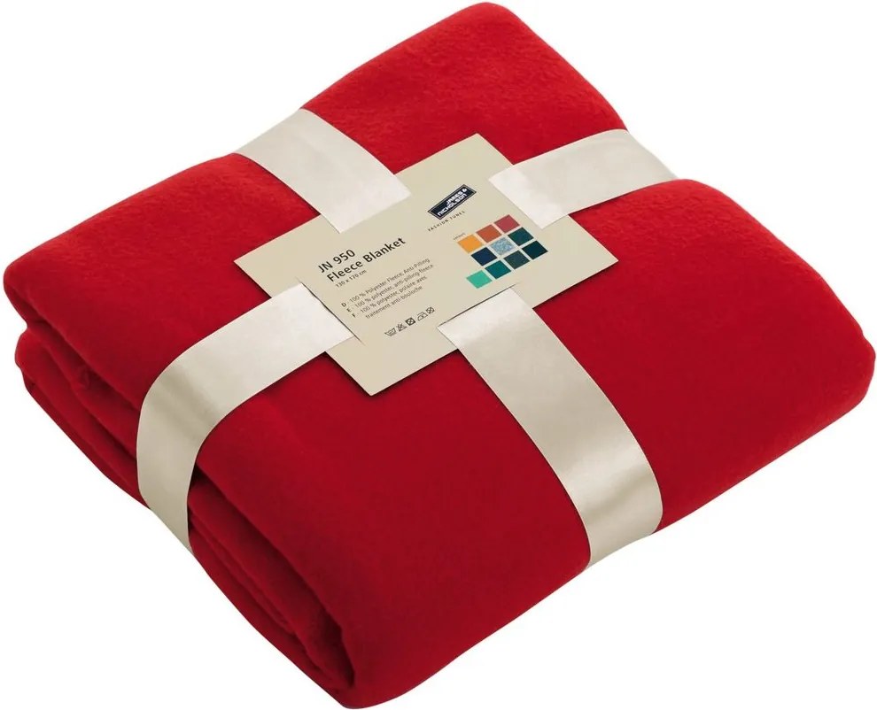 Daiber Fleecová deka 130x170 cm JN950 - Oranžová | 130 x 170 cm