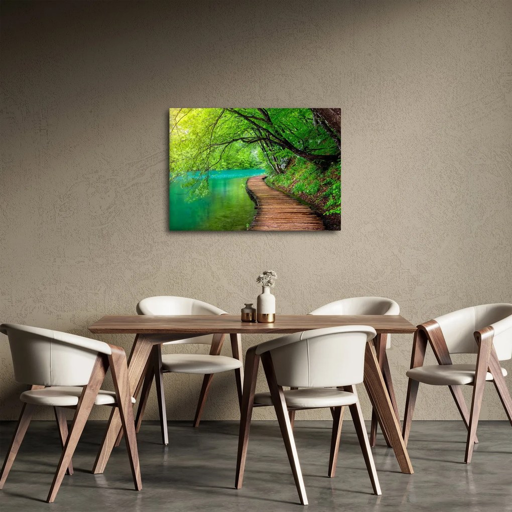Obraz - Plitvické jazerá (70x50 cm)