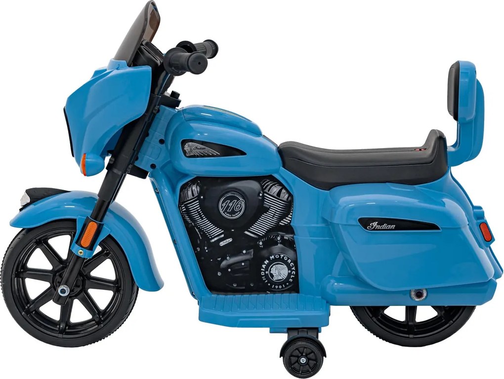 Ramiz Modré vozidlo Chopper INDIAN