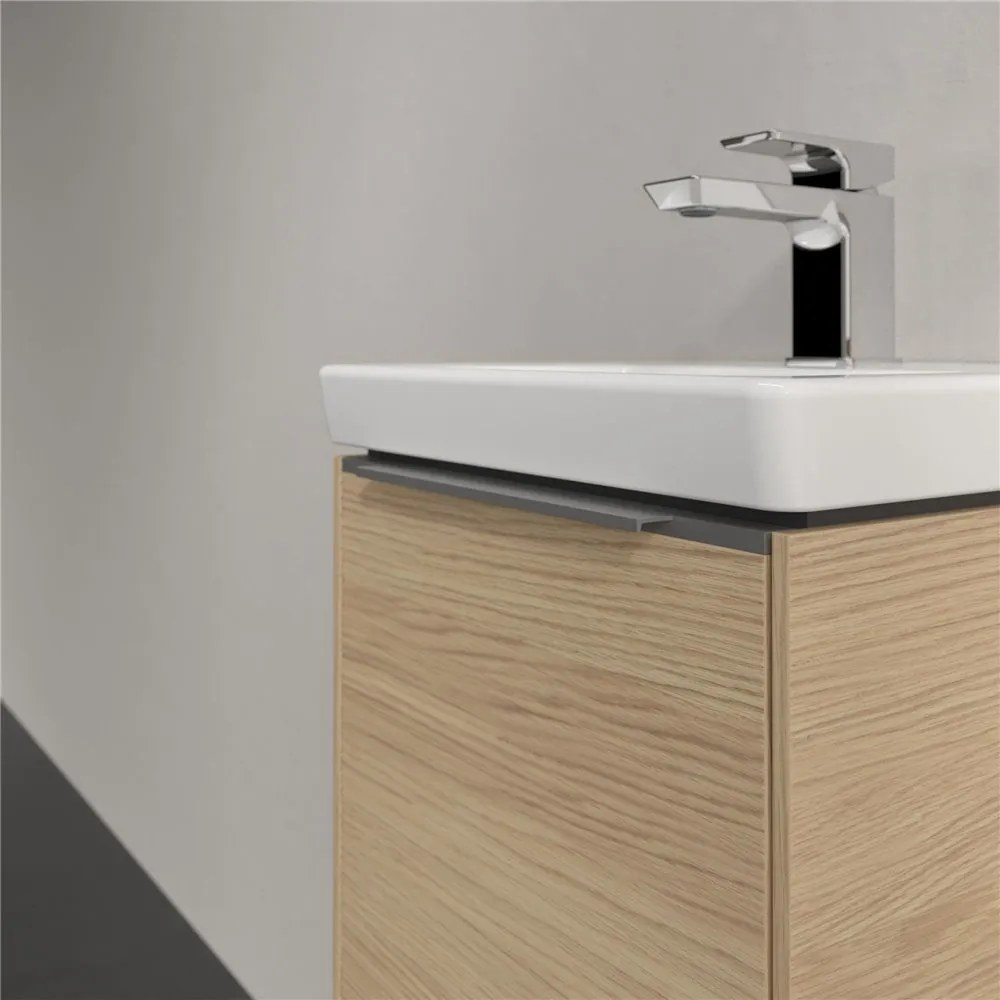 VILLEROY &amp; BOCH Subway 3.0 závesná skrinka pod umývadielko, 1 dvierka, pánty vľavo, 351 x 309 x 429 mm, Nordic Oak, C58300VJ